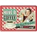 Produktbild Nostalgic-Art 10253 Say it 50's - Have A Coffee, Blechpostkarte 10x14 cm