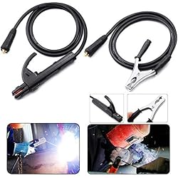 EsportsMJJ 300A Groud Soudure Terre Pince Clip Set Pour Mig Tig Arc Machine De Soudage 1.5 M Câble 10-25 Fiche