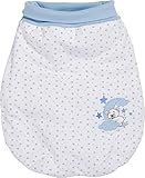 Schnizler Unisex Baby Schlafsack Strampelsack Mond mit Elastischem Umschlagbund, Oeko Tex Standard 100 - 2