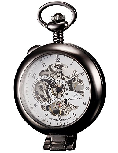KS-KSP064 Herren Handaufzug Meschanische Taschenuhr Weiß Zifferblatt KS-KSP064 Herren Handaufzug Meschanische Taschenuhr Weiß Zifferblatt