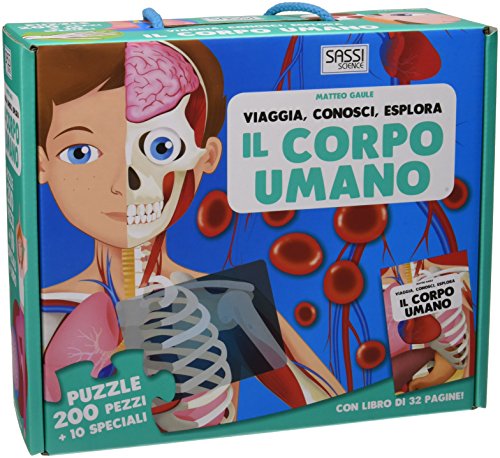 Il corpo umano. Viaggia, conosci, esplora. Ediz. a colori. Con puzzle
