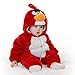 Jumpsuit Angry Bird Onesie Halloween Costumes for Baby Height 31.5-35 Inches