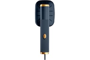 DUFAMQI Upgrade Portable Ironing Machine, Rotatable Handheld Steam Iron, Foldable Travel-friendly Garment Iron for Fabric Clothes, Great for Both Home Use and Travel (Blue)