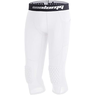WISREMT Leggings De Compression 3/4 Garçons - Pantalons Sport Enfants Course Et Entraînement