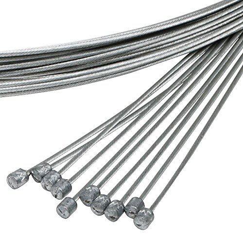 Yahee 10 Stück 2 Meter Schaltzughülle Universal Schaltseil Schaltzug Bowdenzug Fahrrad 1,2 mm - 4