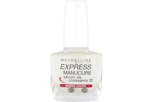 Maybelline New York - Express Manucure - Sérum de Croissance pour Ongles Courts - 22 Ingrédients Actifs