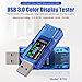 Produktbild Crazywind AT34 USB 3.0 LCD Voltmeter Amperemeter Spannungsmesser Multimeter Batterieladung Energienbank USB Tester