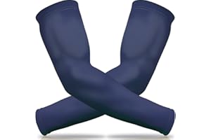 beister 1 Pair Compression Cooling Athletic Arm Sleeve for Women and Men, Breathable Sports Arm Elbow Sleeve for Basketball, Running, Cycling, Outdoors, Arthritis and Lymphedema