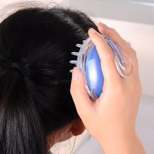 ETGtek(TM) 2ST Kopf Kopfhaut Körper Massagemassager Bürsten-Kamm Reinigungsbad Badezimmer Bade Werkzeuge (blau) Relax - 8