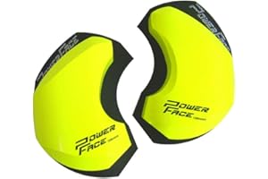 ‎RUDOLPHS SCHATZKISTE Knieschleifer Holz,Aufdruck Power Face,NEONGELB