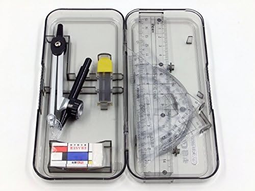 Nacpy Maths Set Geometry Set Rulers Compass Protractor Bow Compass Math Tools Set For Students