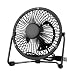 Niceshop 4 inch Quiet USB Mini Desktop Fan Plug and play USB Ventilator 360 Rotate Metal Mini Fan Portable Cooler Cooling Desktop Power PC Laptop Desk Fan with ON/OFF Switch (Black) RS.2470.00