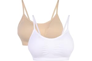 Vertvie Lot de 2/3 brassières pour femme sans armature, brassière de sport, A0AUP0DX2X6Z