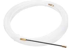 TOPOLENASHOP Sonda Tiracavi Passacavi Professionale 20 metri Ø 3mm Sonda Elettricista Molla Elettricista per L’Installazione di Cavi, con terminali fissi (20m) 2308998