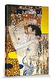 Producto de calidad 1art1 1art1® Gustav Klimt - Las Tres Edades De La Mujer, Detalle Cuadro, Lienzo Montado sobre Bastidor (30 x 20cm)