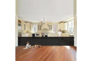 EYELEAF Puerta para bebés Extra Larga - 5 Metros, Extra Ancha para Aberturas Grandes, Puerta retráctil Extra Larga para niños y Mascotas, Puerta para bebés Grande para Interior y Exterior