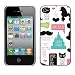 Produktbild GooooStore/Tasche Etui Hülle - Pussy Cat Poodle Paris French France Love - Apple iPhone 4 / 4S