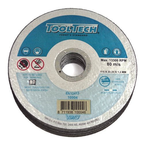 10x Trennscheiben 115x1,2x22,23mm Edelstahl Metall Trennen Schleifen Inox