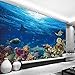 Produktbild BZDHWWH 3D Custom Silk Wandbild Gefallenes Königreich Poster Mosasaurus Shark Aufkleber Unterwasser Wallpaper Schlafzimmer Aufkleber,416Cm (W) X 254Cm (H)