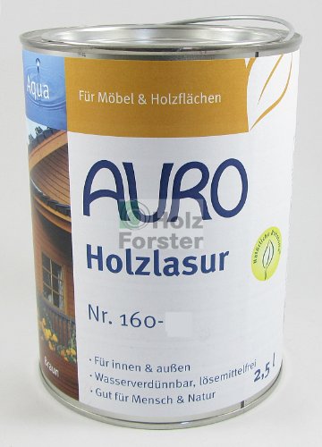 AURO Holzlasur Aqua Nr. 160-97 Palisander, 2,50 Liter