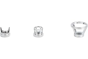 ABEST 3 pezzi di ricambio universali per aerografo, per diversi effetti di spruzzo