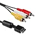 Cables Kart™ for Sony PS3 and Sony PS2 AV Cable (Black) - 2 Year Warranty RS.259.00