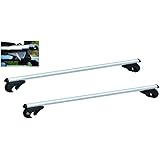 HARTOOL Universal Dachgepäckträger Relingträger Aluminiumlegierung voll Abschließbar Lastenträger Tragfähigkeit bis 75kg