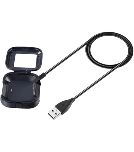 Caricabatterie Magnetico Per Fitbit Versa 2 - Cavo Da 96cm, Ricarica Veloce, Compatibilità Specifica - Foto 7