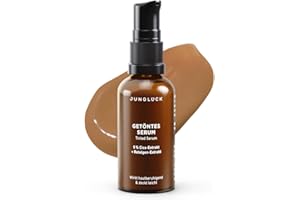 ‎JUNGLÜCK JUNGLÜCK Getöntes Serum Gesicht – Vegan | Pflegende Foundation mit Hyaluron | Gesichtsserum für einen natürlichen No-Make-Up Look mit leichter Deckkraft für einen gleichmäßigen Teint - Mittel
