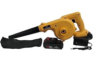 VIEMYLU Soffiatore aria per foglie, Potente con 2 batterie da 2 ampere potenza 1500 w