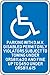 Produktbild accuform Schilder fra182ra engineer-grade Reflektierende Aluminium Behinderte Parken Schild (Oregon), Legend "Parking mit d.m.v. Behinderte nur – Zuwiderhandlungen Thema zu-Unter ors811.620 und feinen bis zu $450 unter ors811.615" mit Grafik, 45,7 cm Länge x 30,5 cm Breite x 0,2 cm Stärke, weiß auf blau
