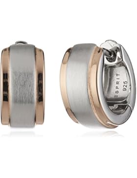 Esprit Damen-Creolen 925 Sterling Silber rhodiniert Ohne ESCO91895B000