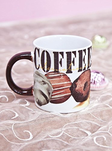 2er-Pack VBS Kaffebecher Kaffe-Tasse Porzellan weiß Pott Tee Küche Restaurant Tassen Becher - 2