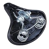 Farbe: Schwarz Generic qy-uk4-16 feb-20 5821-3806 * 1 * * * * Gel Cruiser Extra um Fahrrad Sattel MTB Fahrrad breit BU breit Bum Bike Cycle G Weiches Pad UK DDLE UK Komfort sportlicher oft Pad Sattel UK