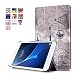 Produktbild Samsung Tb A SM-T280 hülle Case,PU Leder Tasche Flip Cover Case Schutzhülle Schale Skin für Samsung Galaxy Tab A (2016) 17,8 cm (7 Zoll) SM-T280 A Hülle Ledertasche (#2 Vintage-Turm)