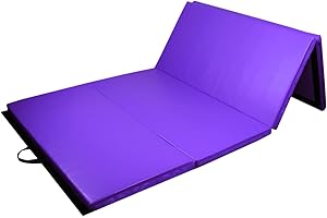 PRISP Colchoneta de Gimnasia 240 cm Plegable de Suave Espuma antiderrapante para Ejercicio Fitness y Gimnasia en Interiores y en casa; Largo: 240cm, Ancho: 120 cm, Grueso: 5 cm
