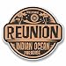 Produktbild 2 x Reunion Vinyl Aufkleber Aufkleber Laptop Auto Reise Gepäck Label Tag # 9838 - 30cm/300mm Wide
