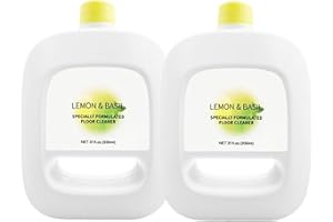 ZROLBENTG Bodenreiniger 930mL, Kompatibel mit Narwal Freo/Freo X Ultra, Reinigungsmittel Zubehör, Zitronen-Basilikum-Duft, 2er-Pack