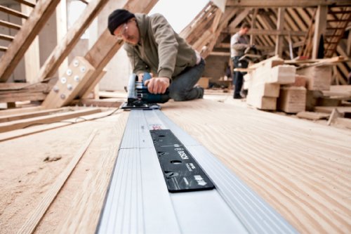 Bosch GKS 85 G Professional Handkreissäge in L-BOXX mit Führungsschiene FSN 1600 und HM-Sägeblatt 235 mm Ø - 4