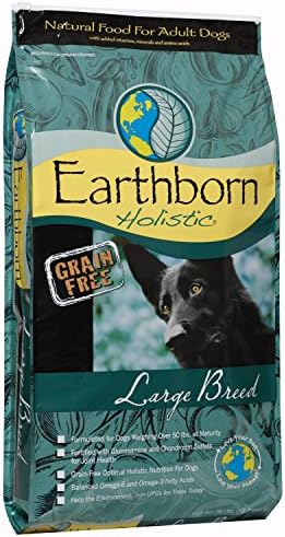 Wells Pet Food Earthborn Holistic Natural Food for Large Breed Dogs, 28-Pound Bag