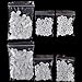 TOOL034 100SET KAM PLASTIC RESIN WHITE SNAPS BUTTON FASTENERS PRESS STUD POPPERS SIZE 16 T3