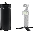 NALACAL Mini Tripod for DJI Osmo Pocket 3, Desktop Tabletop Stand Compact Tripod for Go Pro Hero 12/11/10/9/OSMO Mobile2/Insta360 ONE X3/FeiyuTech/ZHIYUN Tabletop Stand Grip Accessories (Black)