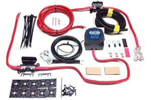 HC-CARGO 5mtr Split Charge Relay kit with Cargo 12V 140amp Voltage sense Relay SCKC305