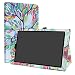 Produktbild LiuShan Medion Lifetab E10412/X10302/X10301/S10352/S10351 hülle, Folding PU Leder Tasche Hülle Case mit Ständer für 10.1" Medion Lifetab E10412/X10302/X10301/S10352/S10351 Android Tablet,Love Tree