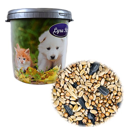 10 kg Streufutter Wildvogelfutter Meisenfutter Premium Mischung in 30 L Tonne