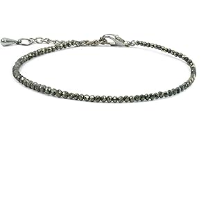 Astrotalk Raw Pyrite Anklet | Stone of Money, Protection & Power | Pyrite Anklet for Women | Best Gift Items | Spiritual Jewellery for Women
