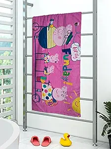 Athom Living Peppa Pig Funday Kids Bath Towel 350 GSM 60x120 cm
