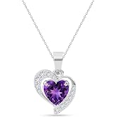Clara 925 Silver Solitaire Pendant Necklace with Chain for Women & Girls | Platinum Plated | Minimal Daily Wear | Gift for he