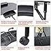 Black Manicure Table Nail Technician Desk, Foldable