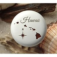 Möbelknauf Hawaii Gravur Möbelknopf Buche